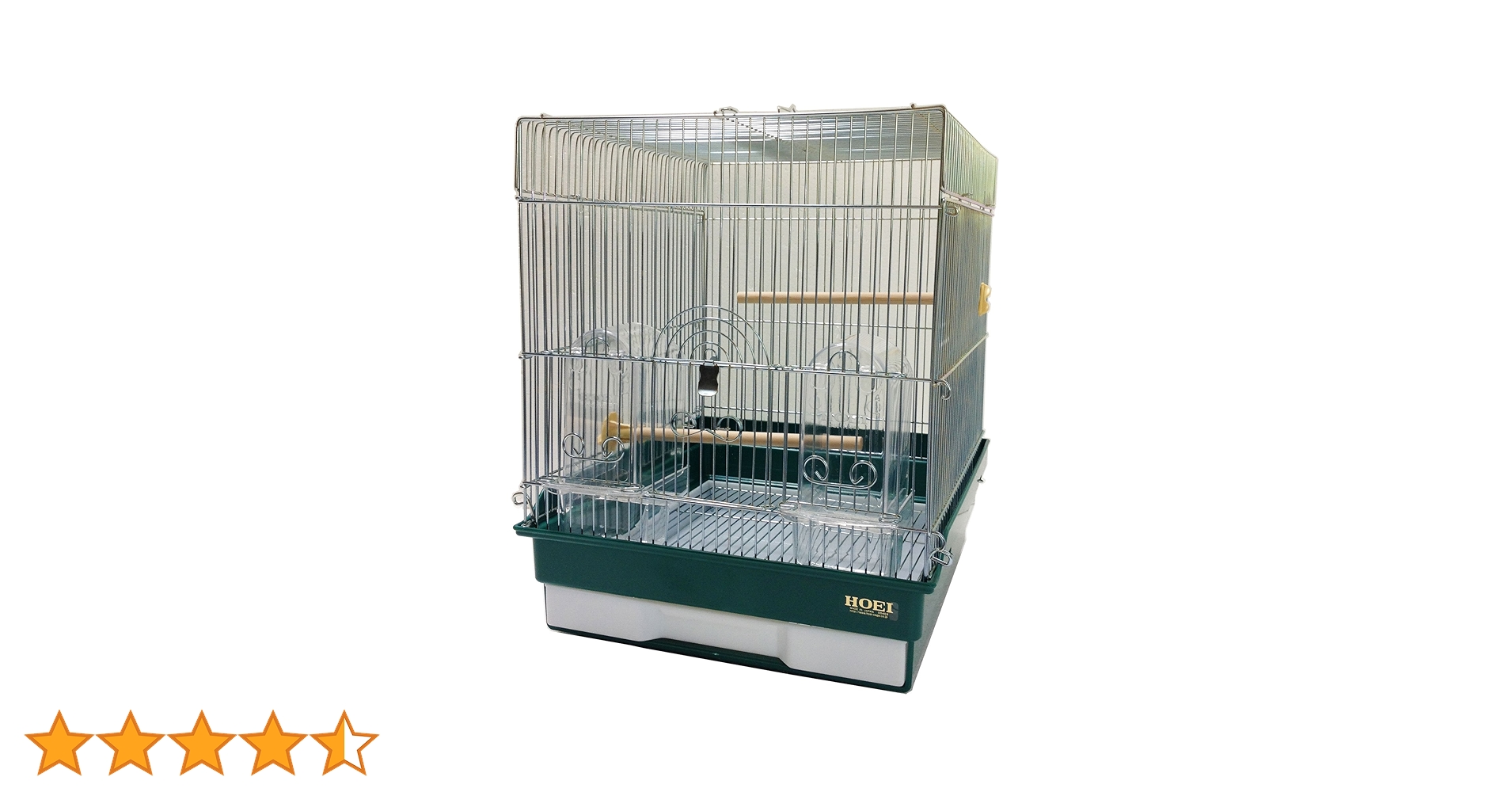 HOEI ハートフルハウス　L 新品　鳥かご　ケージ　豊栄　ホウエイ　3個 豊栄金属工業 HOEI ハートフルハウスL ダークグリーン (37×41.5